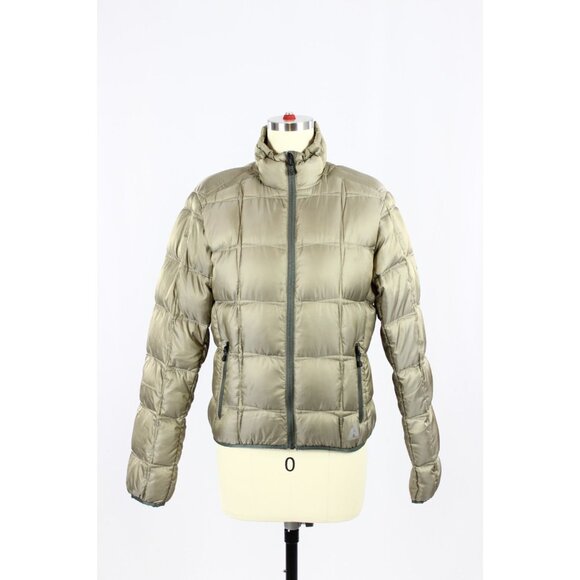 EDDIE BAUER First Ascent Downlight Green Down Filled Puffer Jacket Coat, Size S - Picture 1 of 16